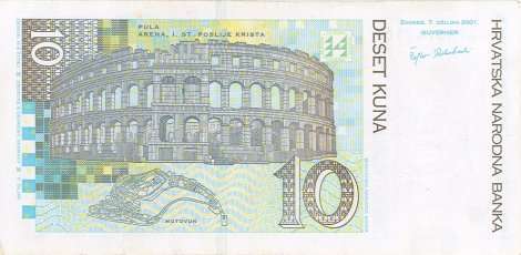 10 kuna naličje