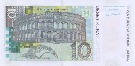 10 kuna naličje