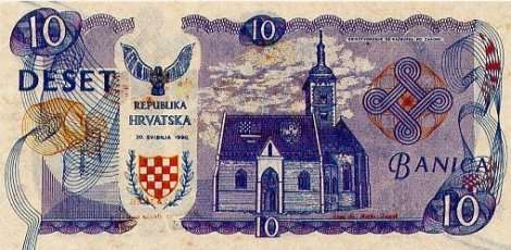 10 banica naličje