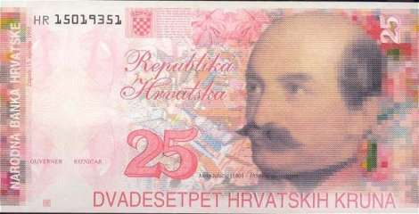 25 kruna lice
