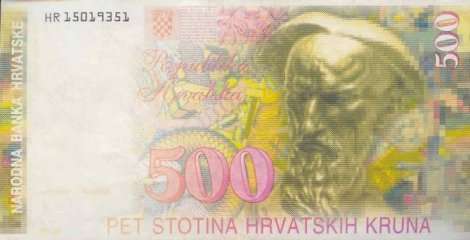 500 kruna lice